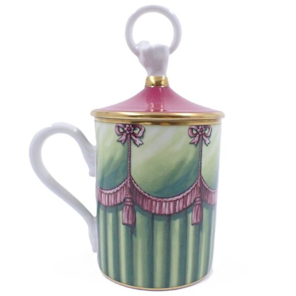 Gucci Richard Dojinori Mug with Lid Green Hat
